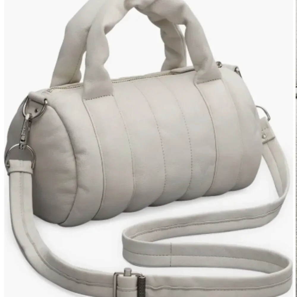 Cloud Mini Quilted Leather Duffle rag & bone Cream